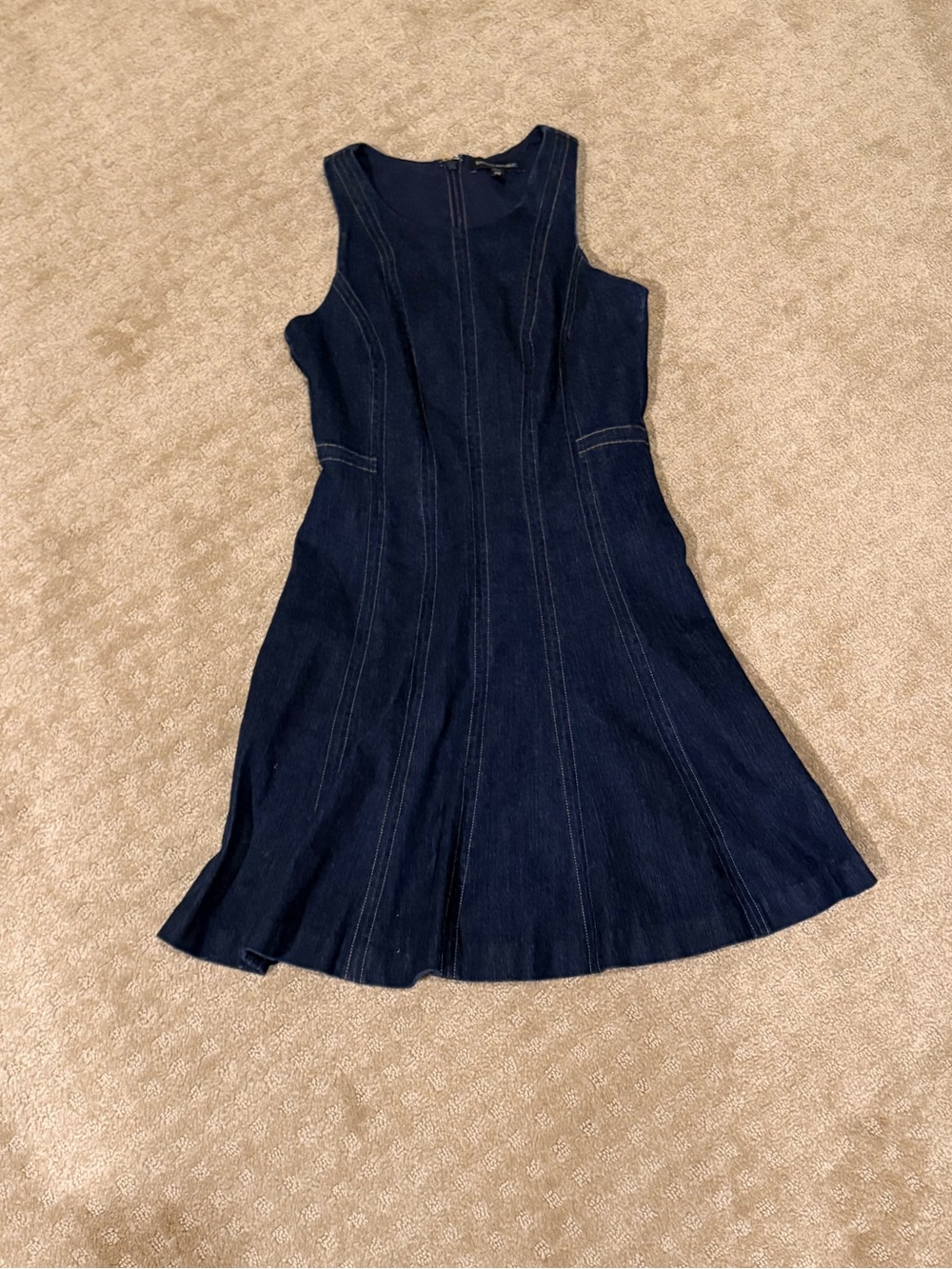 Banana Republic Sleeveless Dark Wash Denim Dress